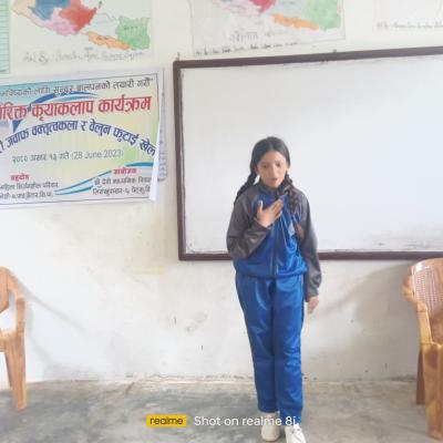 Speech And Quiz Competition Organized By Adolescent Group